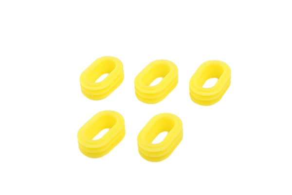 Automobile High Temperature Resistant And Aging Resistant Silicone Sealing Ring Yellow Rubber Waterproof Plug Sealing Plug